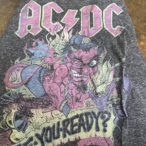 AC/DC Charcoal Gray Devil TShirt